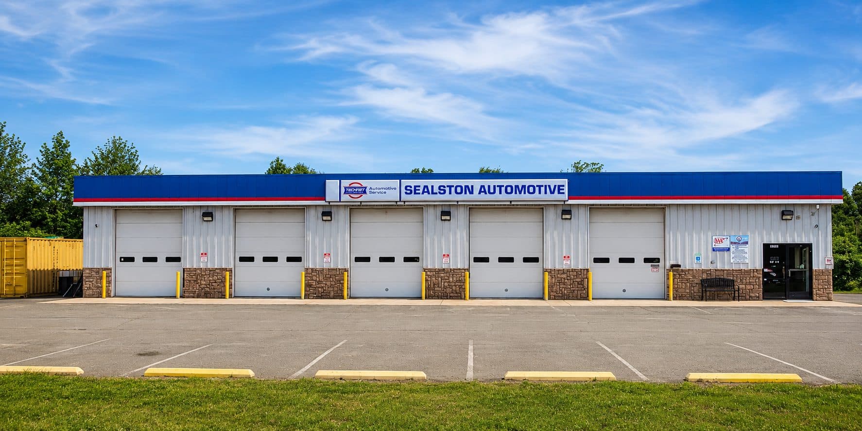 Sealston Automotive shop exterior in King George, Virginia